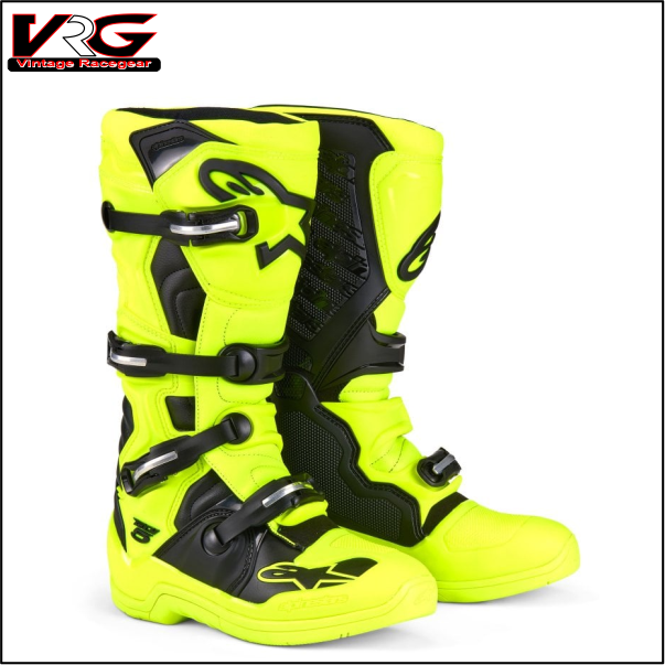 Tech 5 Bike Shoes- Yellow Fluo Black