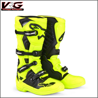 Tech 5 Bike Shoes- Yellow Fluo Black