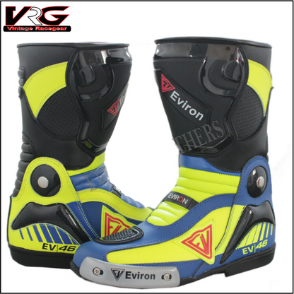 Rossi Motorbike Racing Boots