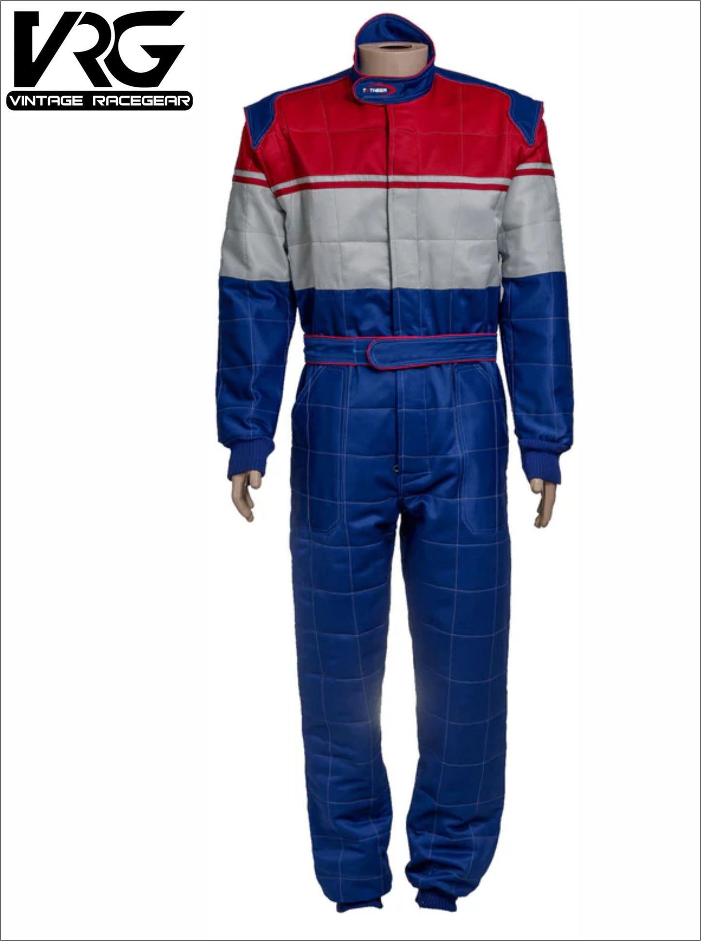 New outdoor Karting suit Blue & White 2024