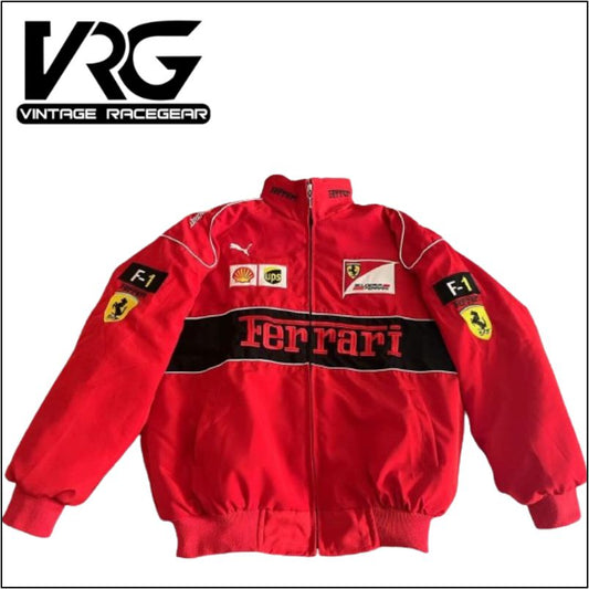 F1 Vintage Ferrari jacket  -  Red \ black