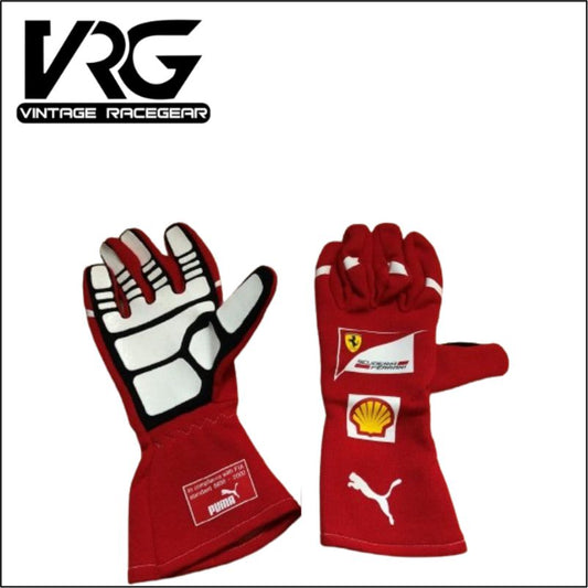 Ferrari  F1 Racing Gloves Digital Printed Level 2 CE FIA Approved
