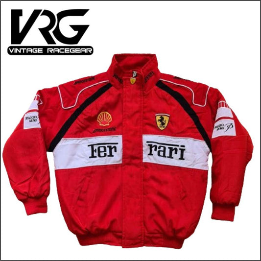 F1 Vintage Ferrari jacket  -  Red \ white