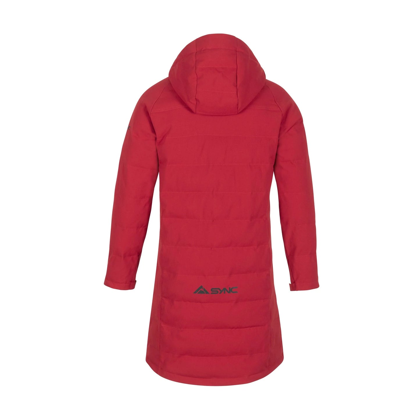 PAANO Ski Race Long Coat Red