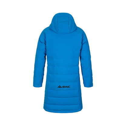 PAANO Ski Race Long Coat Sky Blue