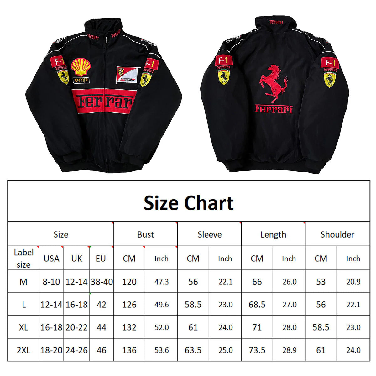 F1 Vintage  Ayrton Senna Jacket  -  Red