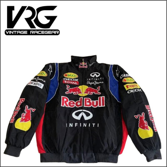 F1 Vintage Red Bull Jacket - Black